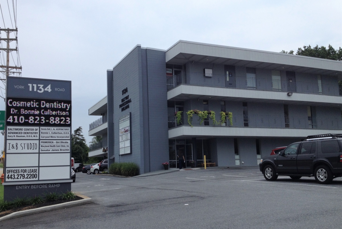 Beltway Professional Building 1134 York Road Lutherville, Maryland 21093